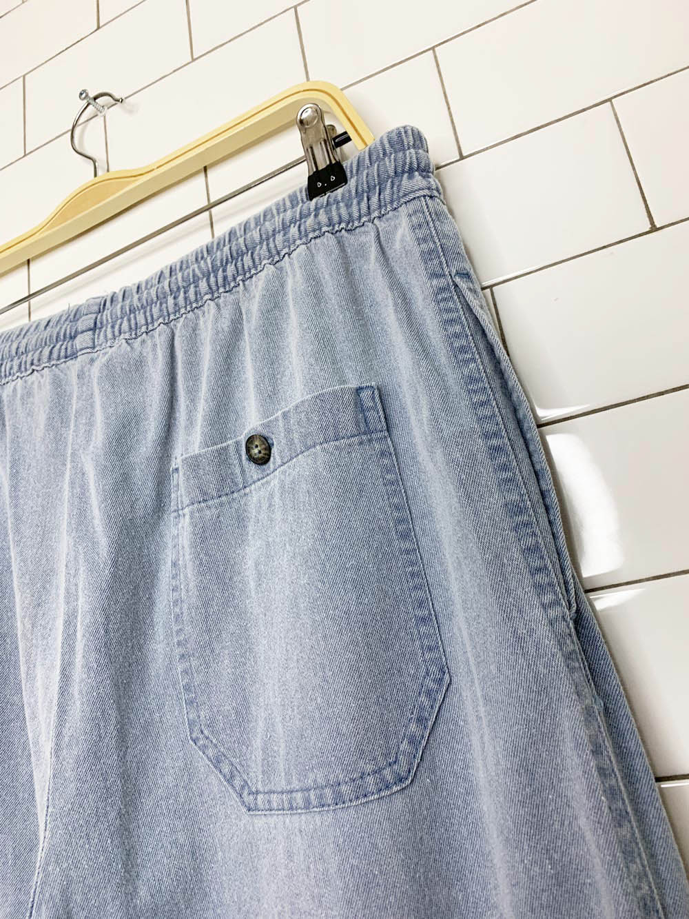 vintage 90s mark & spencer relaxed denim cottage pants