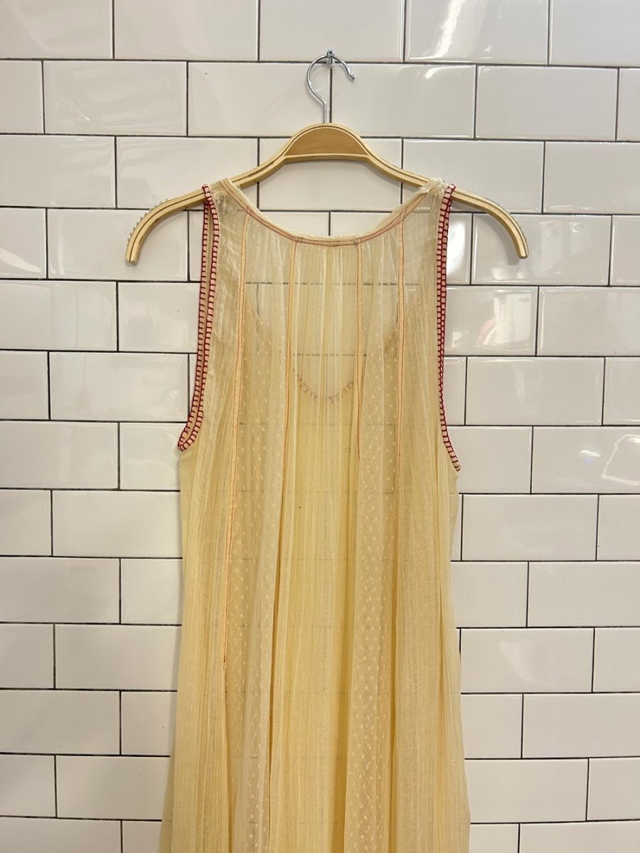 free people full of love boho mesh lace maxi dress - good market thrift store