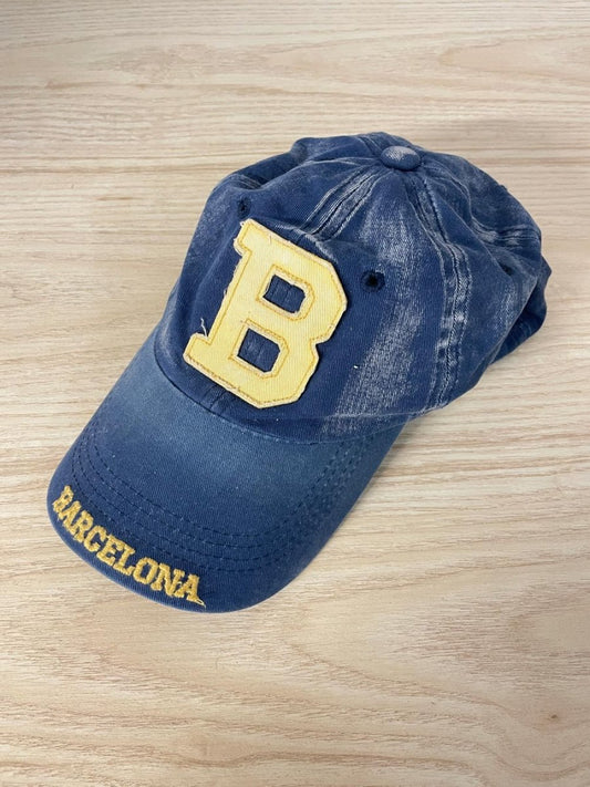 robin ruth barcelona varsity letter baseball cap - good market thrift store