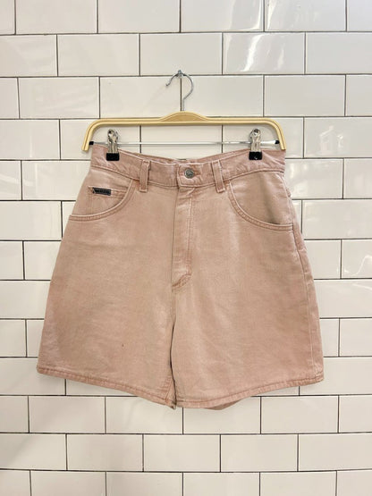 vintage 90s lee riveted high rise denim shorts - good market thrift store