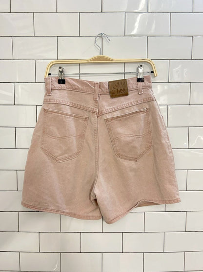 vintage 90s lee riveted high rise denim shorts - good market thrift store