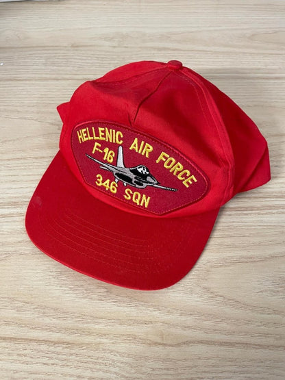 vintage 80s greek air force snapback - good market thrift store