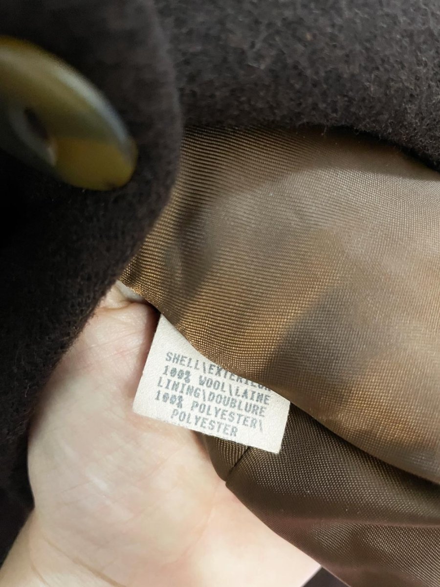 vintage 00s beechers brook 100% felted wool blazer with animal print collar - good market thrift store