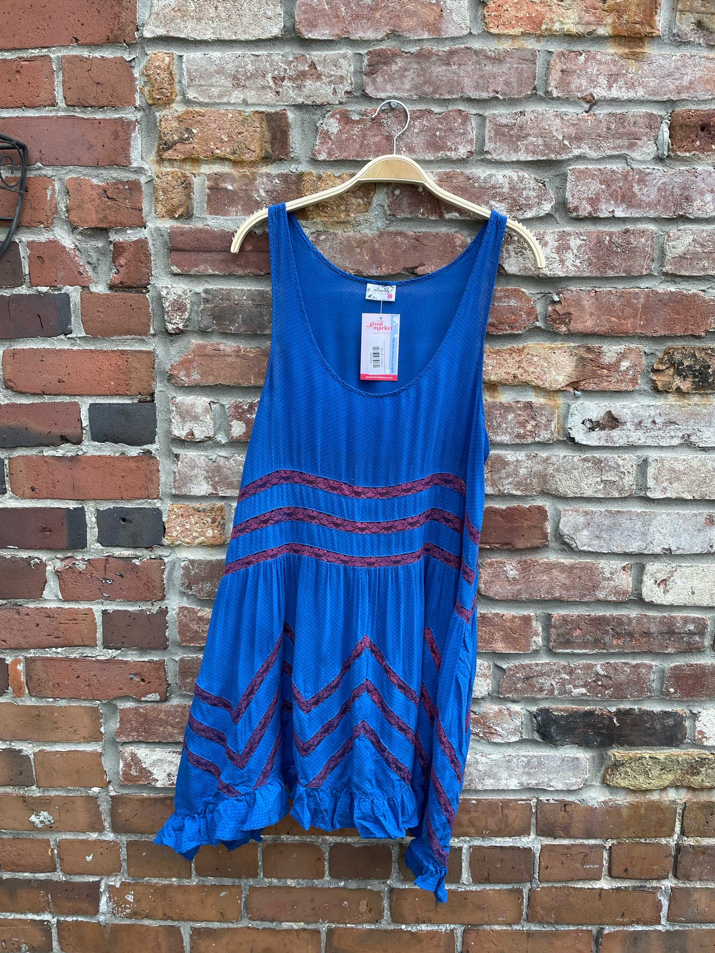intimately free people voile and lace tank dress