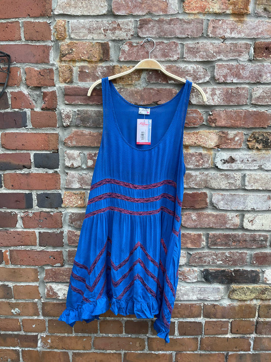 intimately free people voile and lace tank dress