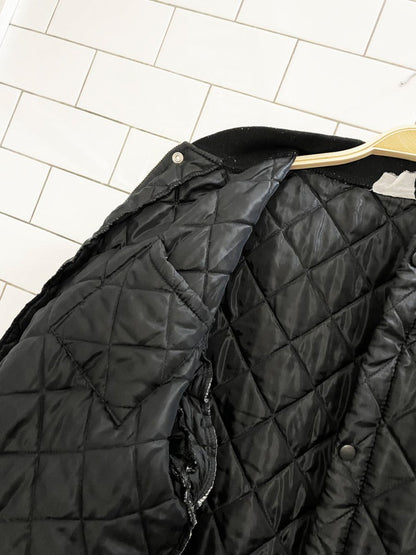 vintage quilted full zip + snap liner jacket - good market thrift store