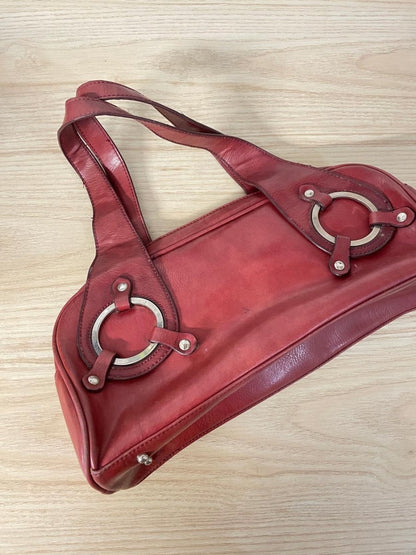 y2k graffity paris soft leather shoulder bag - good market thrift store