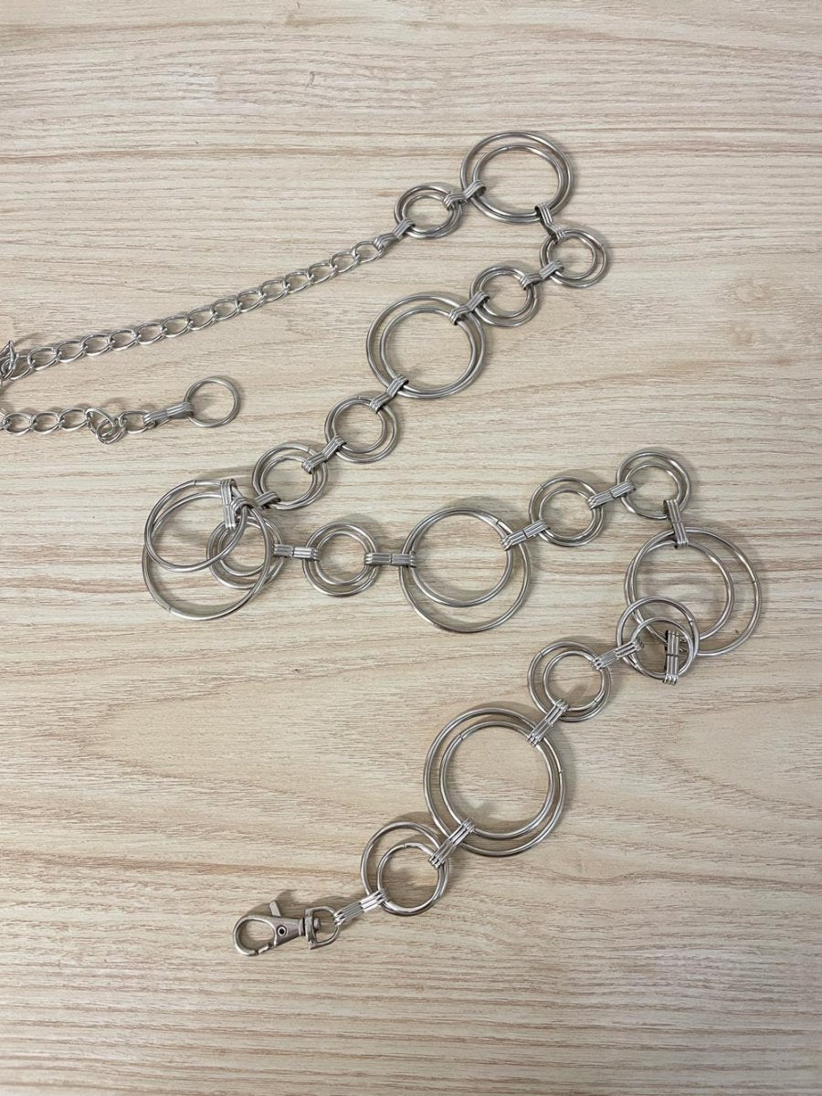 y2k metal chain belt - good market thrift store