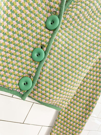 y2k zara retro 'missoni' knit cardigan - good market thrift store