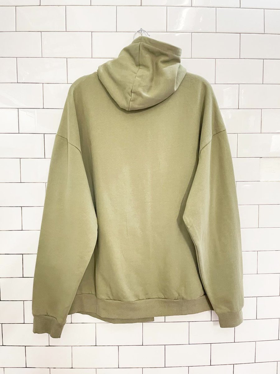 UO x native youth piers asymmetrical fleece hoodie - good market thrift store