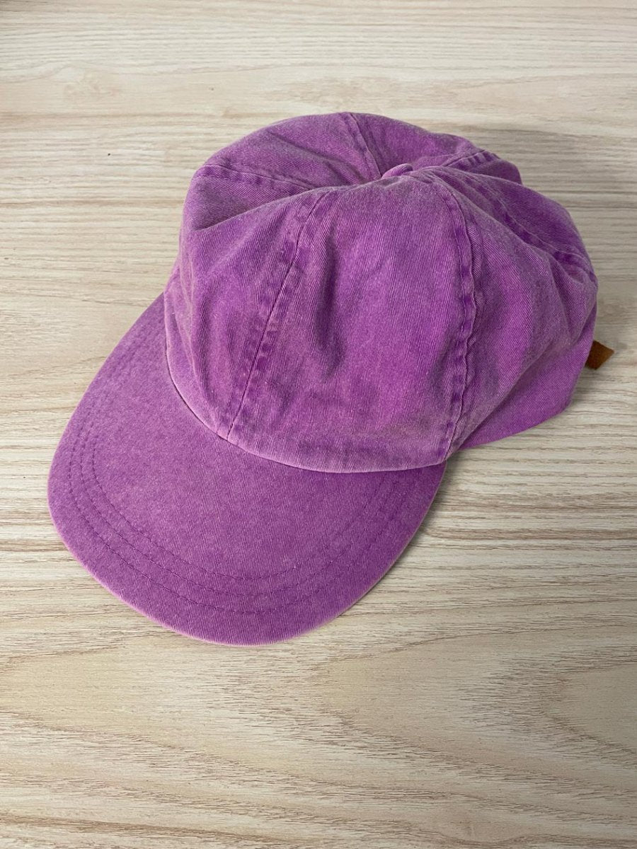 vintage 90s faded cotton minimal hat - good market thrift store