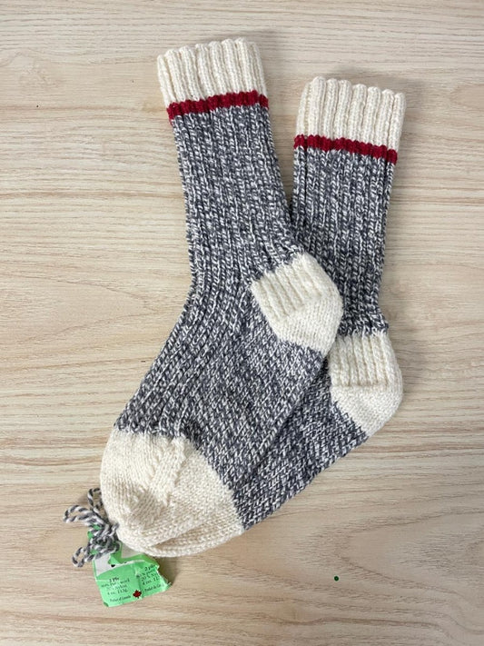nwt briggs & little hand - knit tuffy wool blend socks - good market thrift store