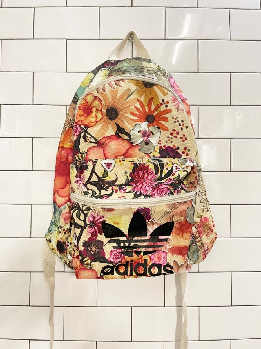 adidas x farm rio floral backpack - good market thrift store