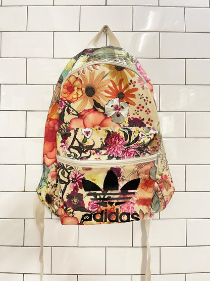 adidas x farm rio floral backpack - good market thrift store