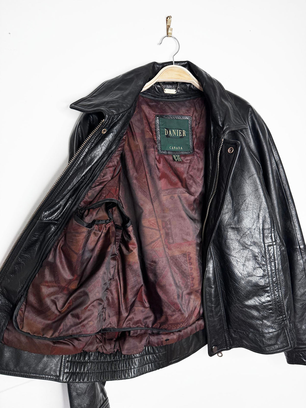 vintage danier soft leather bomber jacket | made in Canada
