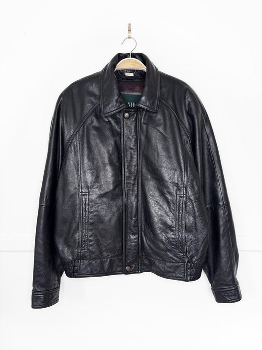 vintage danier soft leather bomber jacket | made in Canada