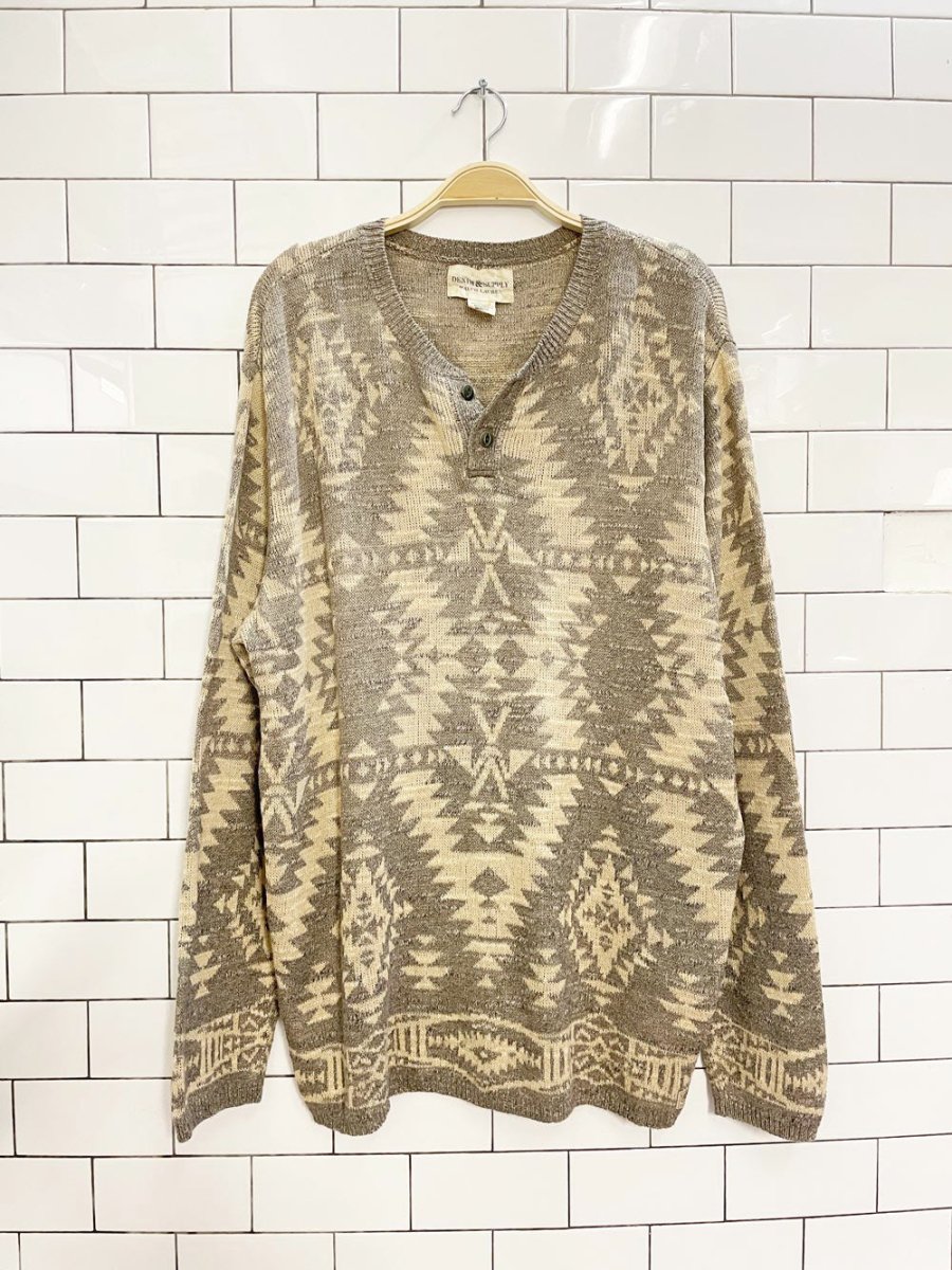 denim & supply RL southwestern knit sweater | ralph lauren - good market thrift store