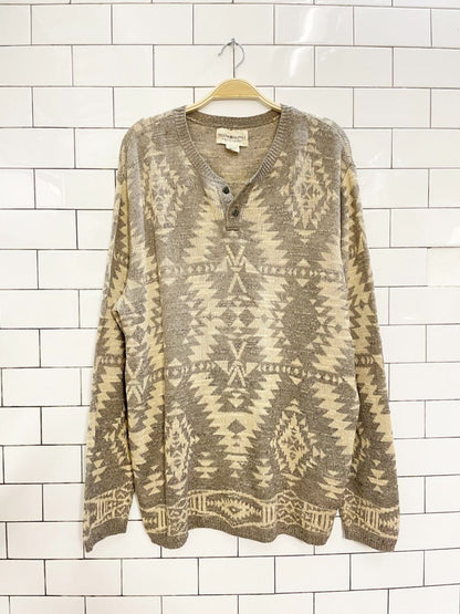 denim & supply RL southwestern knit sweater | ralph lauren - good market thrift store