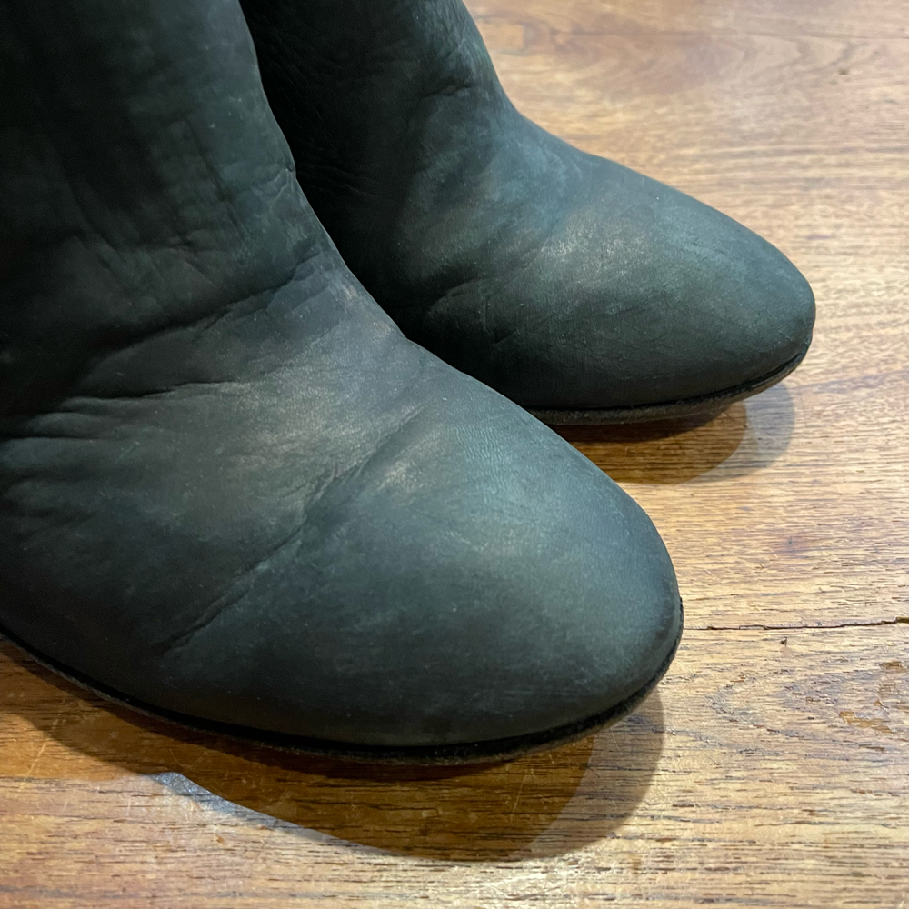 free people leather stateside mules - size 38