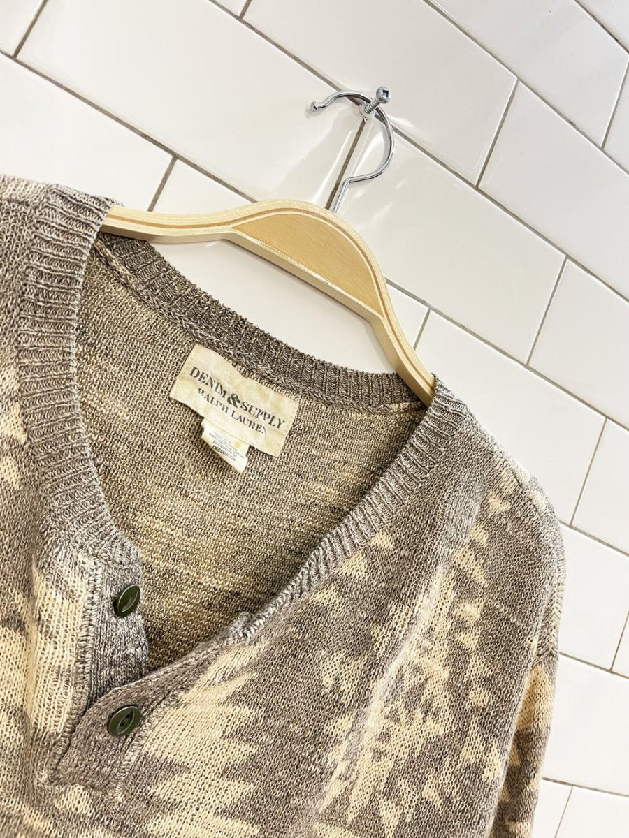 denim & supply RL southwestern knit sweater | ralph lauren - good market thrift store