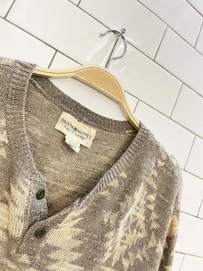 denim & supply RL southwestern knit sweater | ralph lauren - good market thrift store