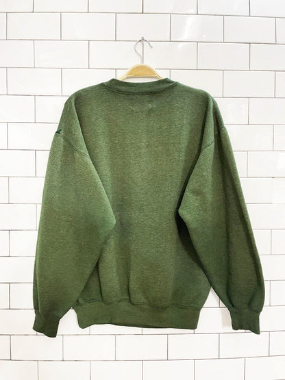 vintage 90s great canadian rugged wear embroidered grizzly sweatshirt - good market thrift store