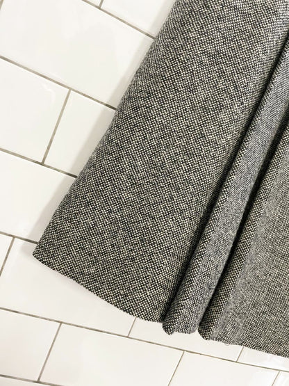 vintage wool tweed pleated mini skirt - good market thrift store