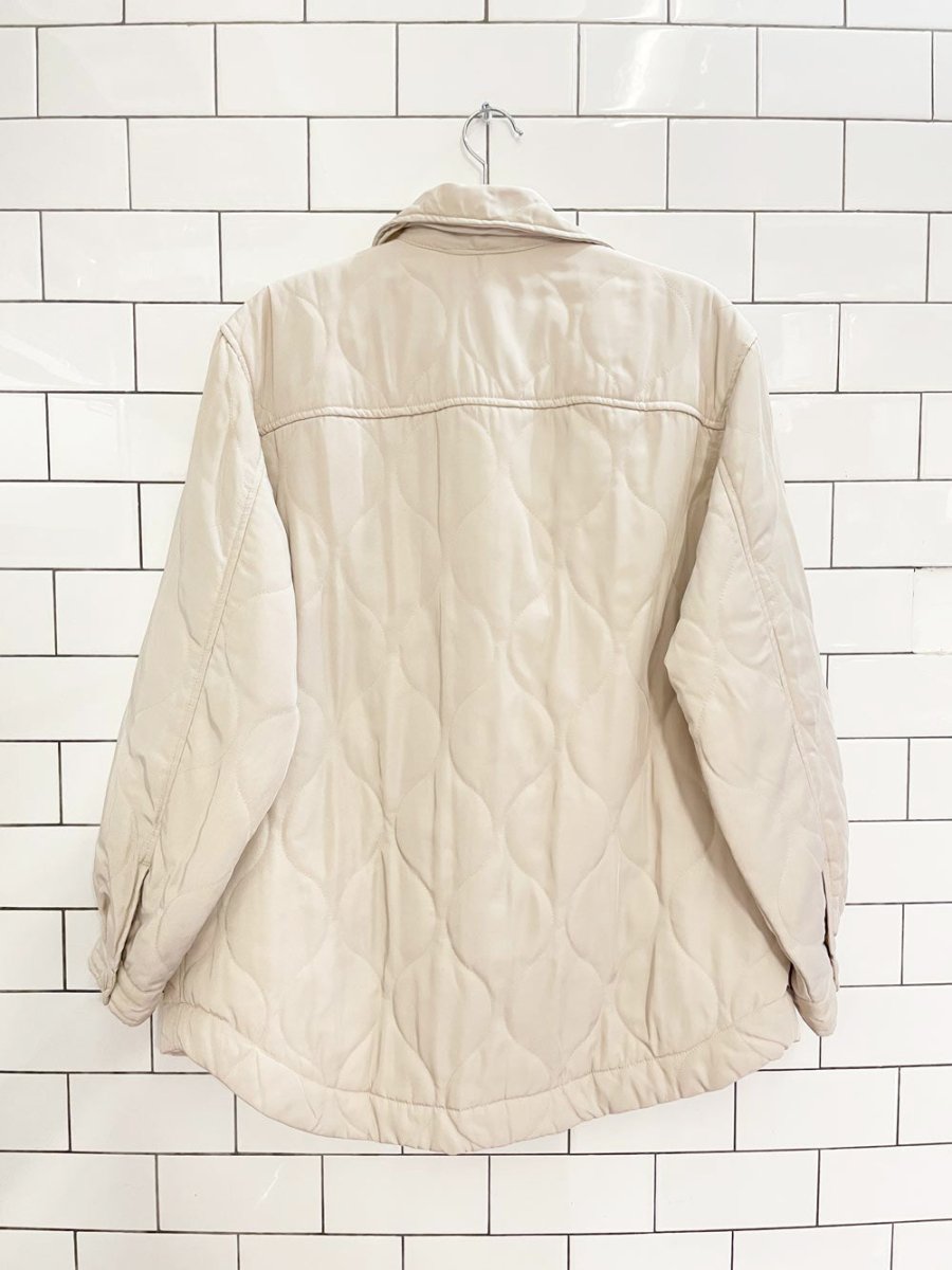 h&m wavy quilted liner shirt jacket - good market thrift store