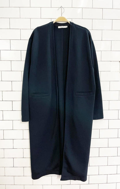 moussy minimal longline sweatshirt cardigan jacket - good market thrift store