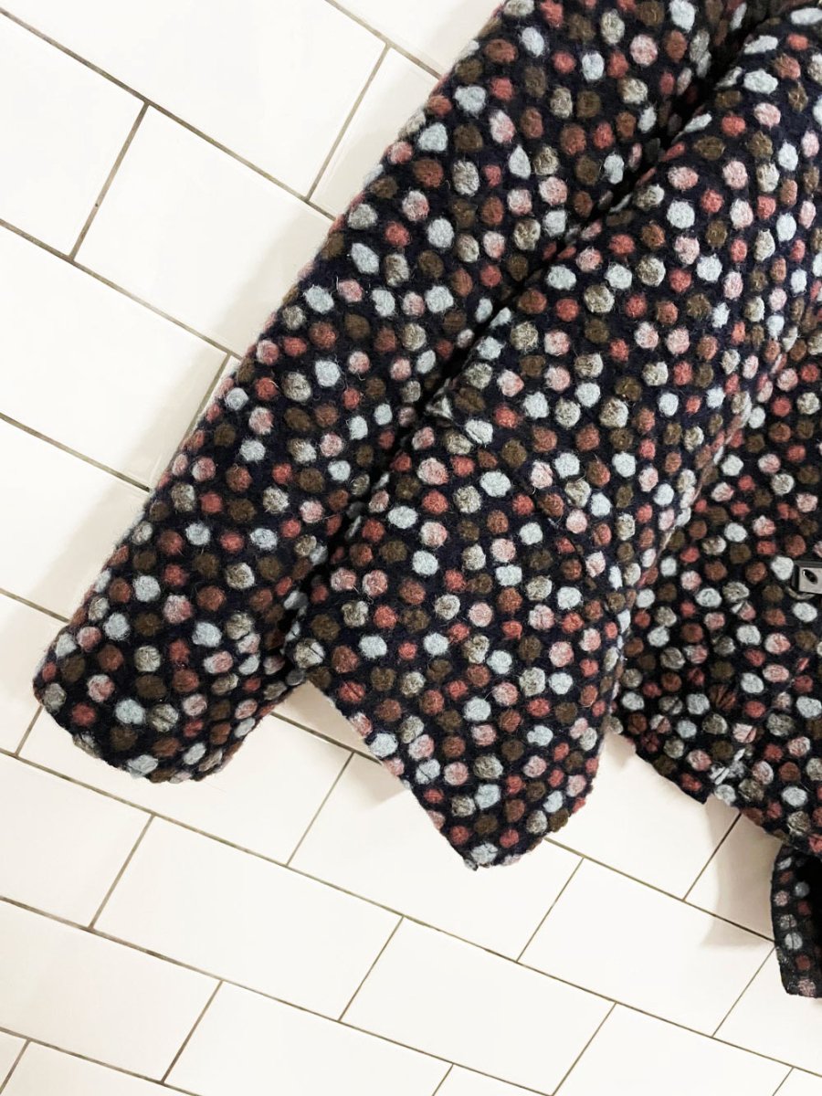 vintage 00s tib design felted wool fall jacket - good market thrift store