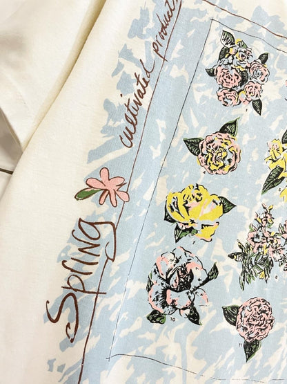 vintage 80s sweet baby jane spring garden graphic tee - good market thrift store