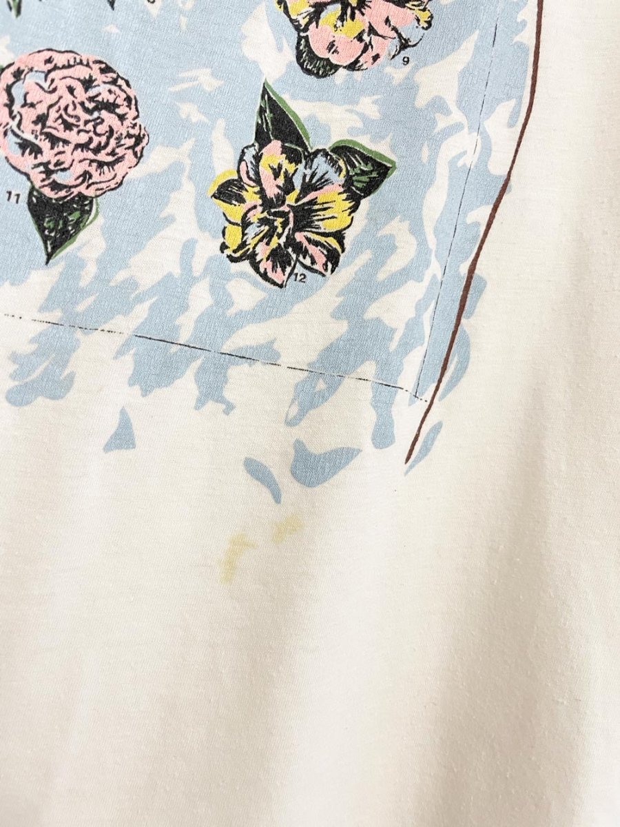 vintage 80s sweet baby jane spring garden graphic tee - good market thrift store