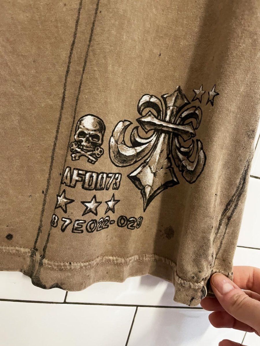 y2k affliction eagle shield tee - good market thrift store