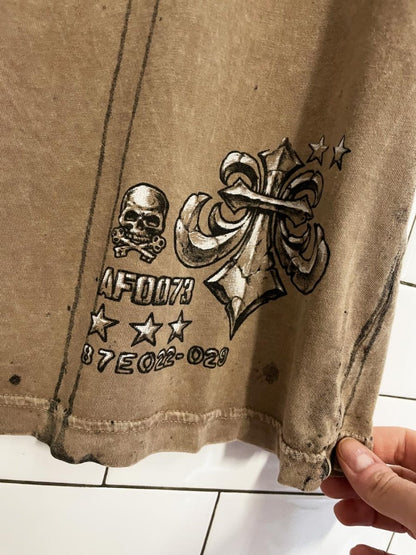 y2k affliction eagle shield tee - good market thrift store