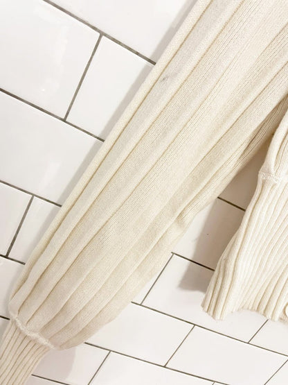 wilfred thais wool - blend balloon sleeve knit cardigan | aritzia - good market thrift store