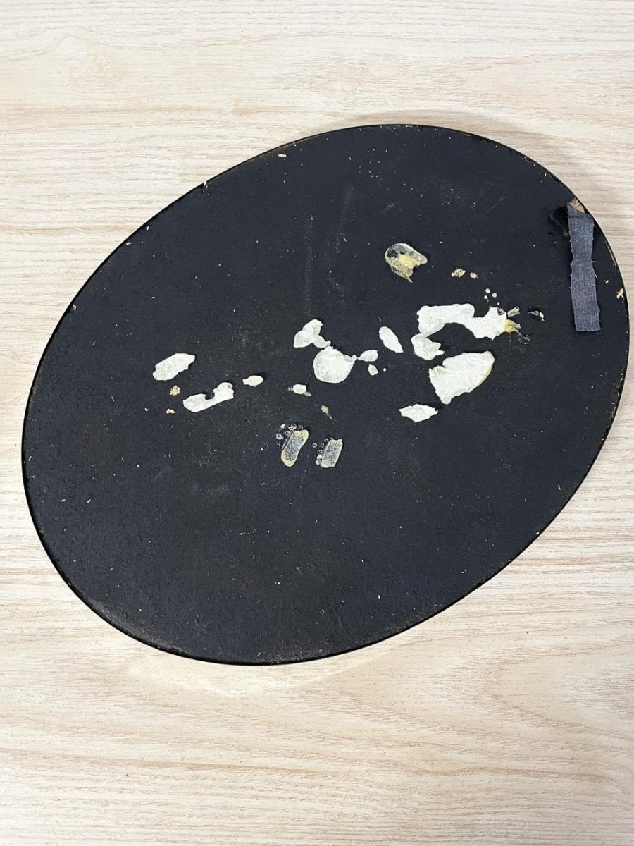 vintage henderson canada geese snow print | oval framed - good market thrift store