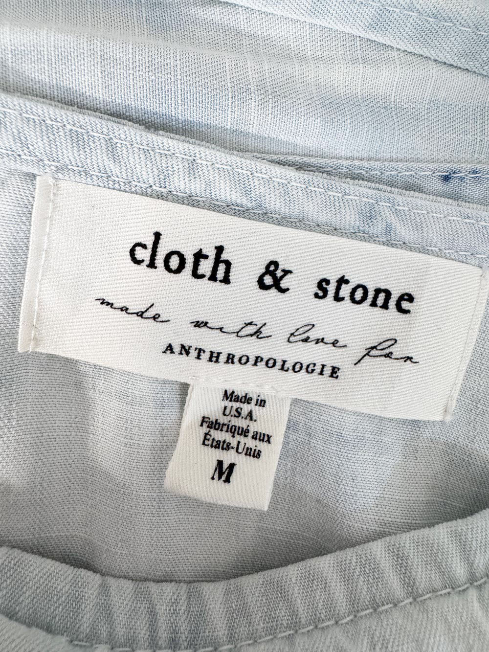 cloth & stone cali stripe wrap denim chambray midi skirt | anthropologie
