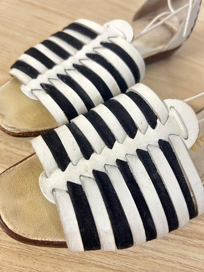 vintage asap leather lace sandal - good market thrift store