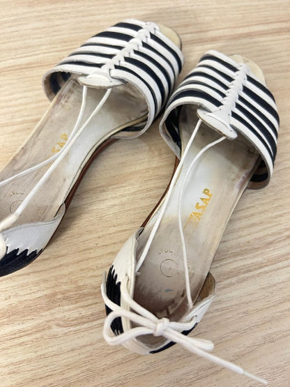 vintage asap leather lace sandal - good market thrift store