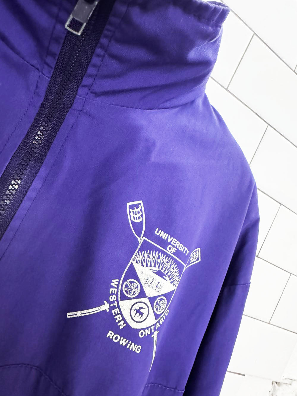 vintage regatta sport x UWO varsity rowing jacket | university of western ontario