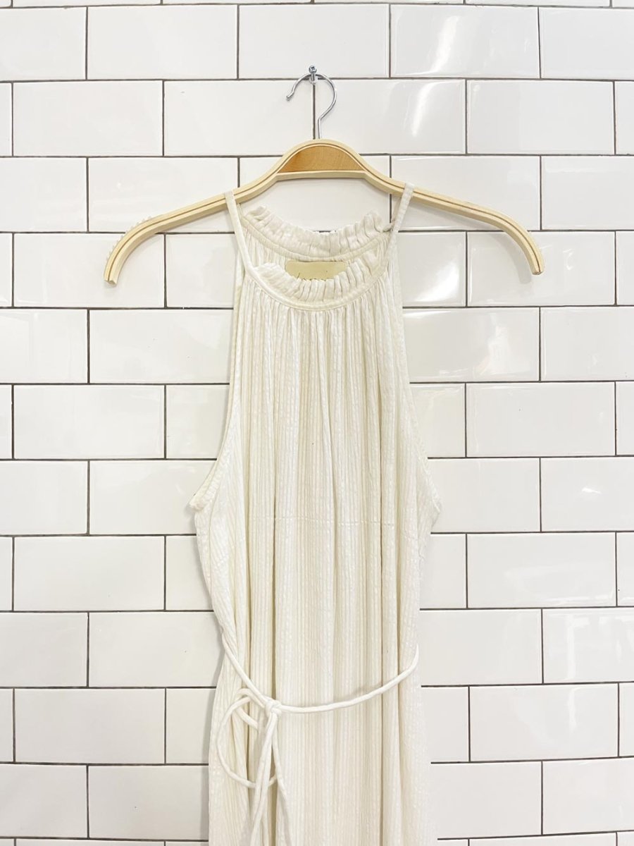 natalie alamein high neck tiered hem maxi dress - good market thrift store