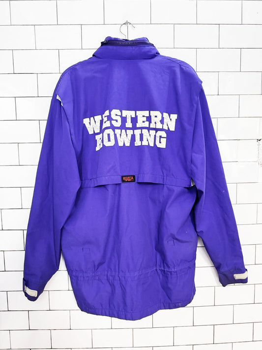 vintage regatta sport x UWO varsity rowing jacket | university of western ontario