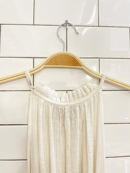 natalie alamein high neck tiered hem maxi dress - good market thrift store