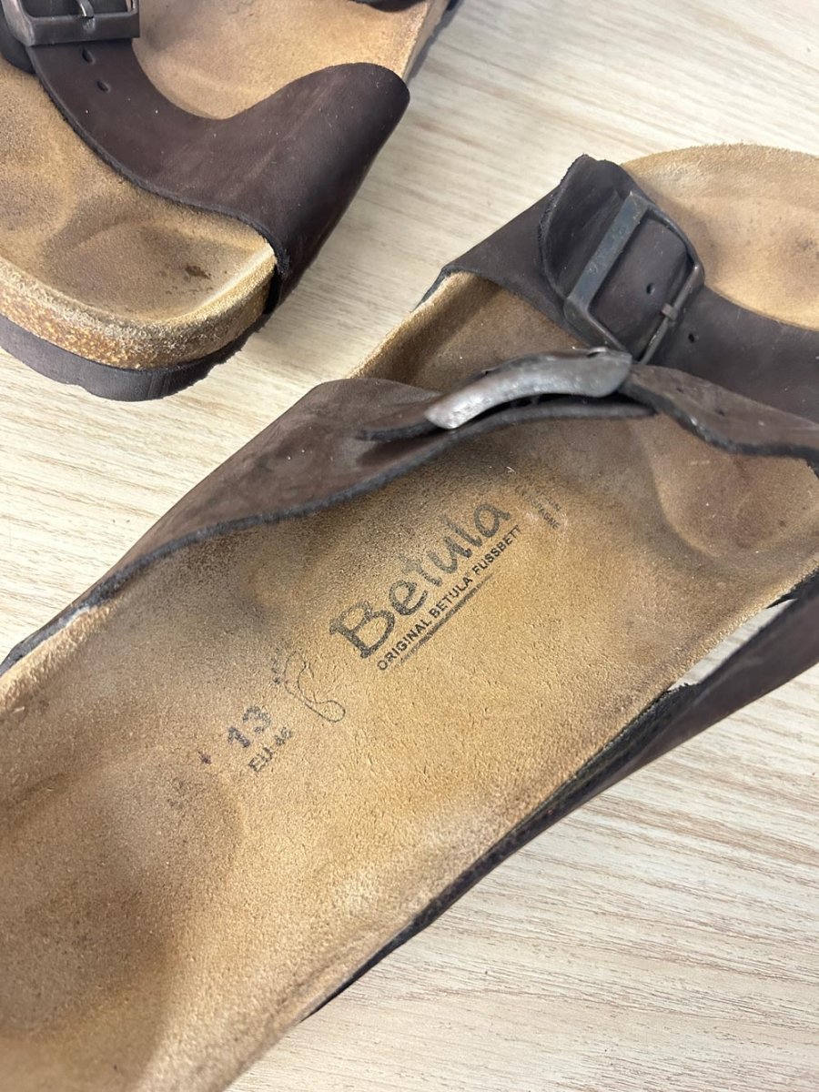 betula birkenstock oiled leather sandal - good market thrift store