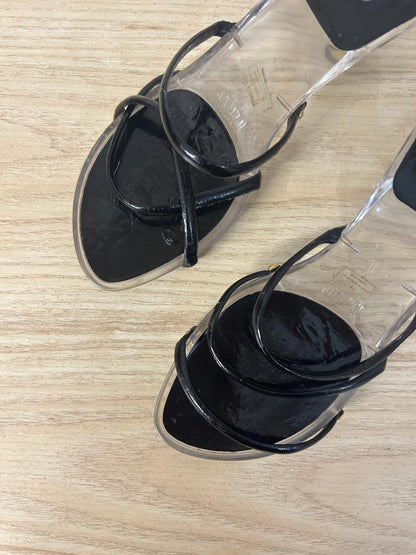 y2k vizzano strappy lucuite heels - good market thrift store