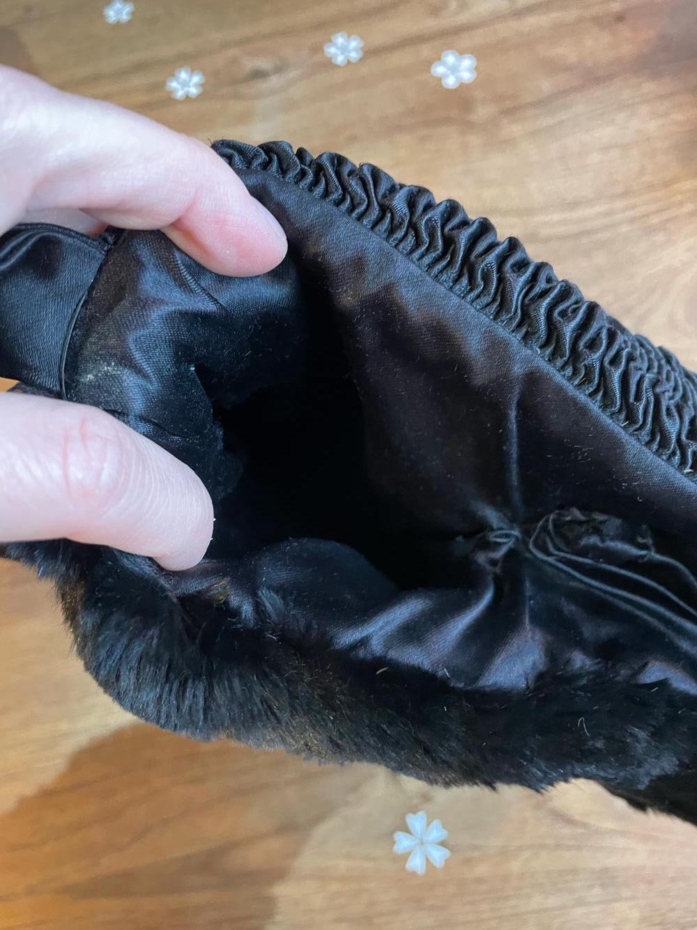 vintage 40's shaved beaver muff