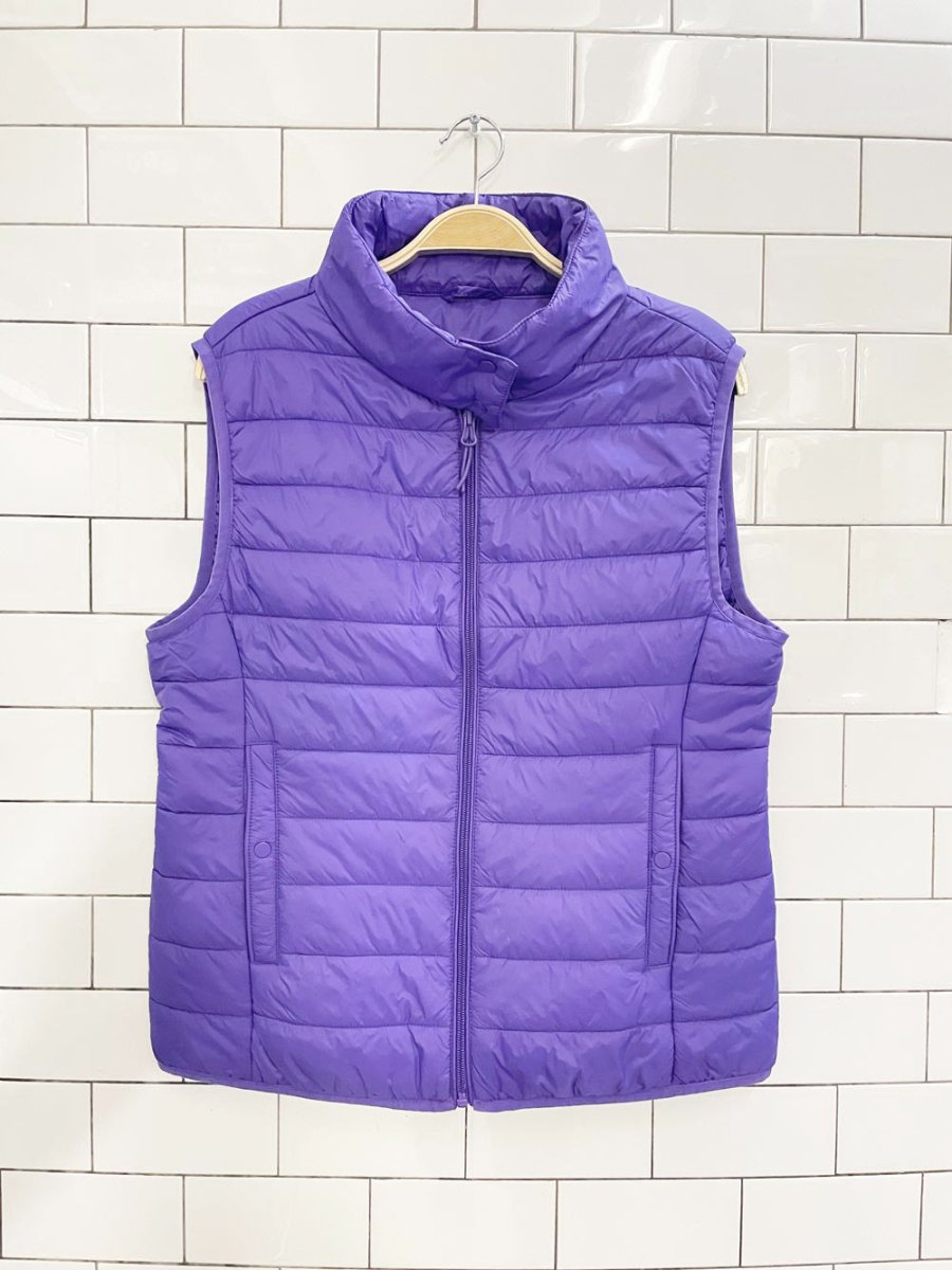 ucob poly - fill puffer vest | united colors of benetton - good market thrift store