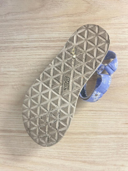 teva floral strap platform sandals - good market thrift store