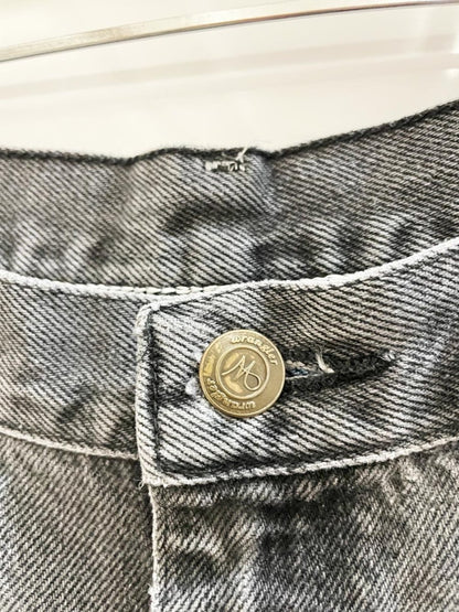 vintage wrangler hand - embroidered denim shorts - good market thrift store