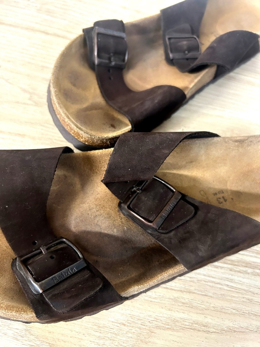 betula birkenstock oiled leather sandal - good market thrift store